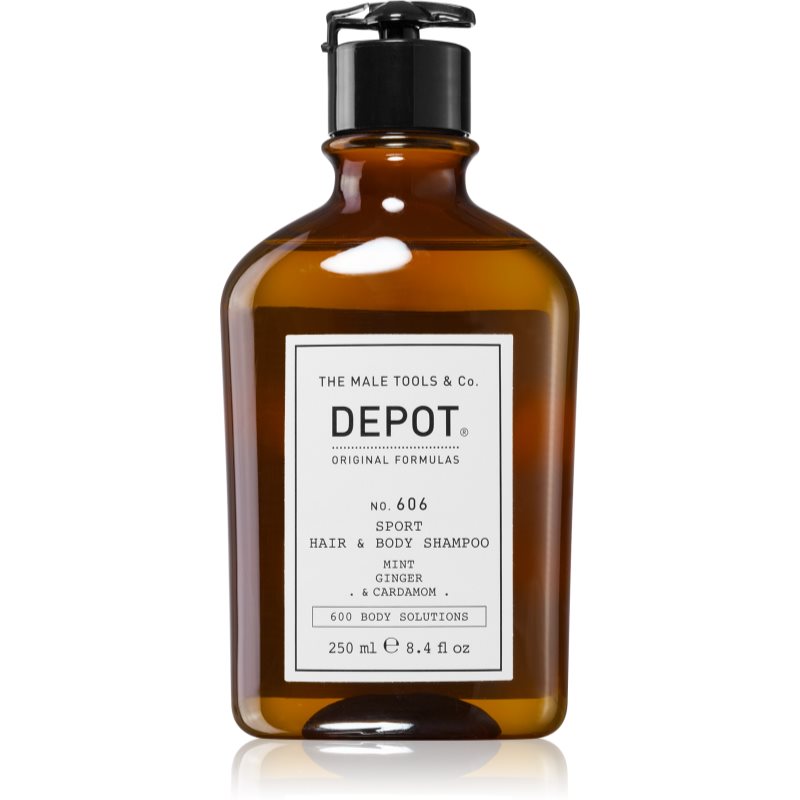 Depot No. 606 Sport Hair & Body Shampoo For Hair And Body 250 Ml
