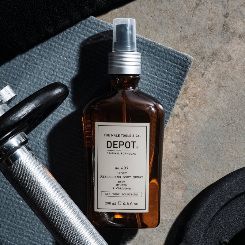 Depot No. 607 Sport Refreshing Body Spray Refreshing Spray For The Body 200 Ml