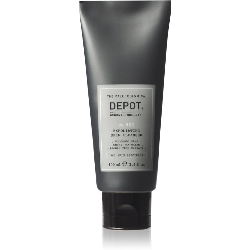 Depot No. 802 Exfoliating Skin Cleanser eksfoliacijski čistilni gel za moške 100 ml