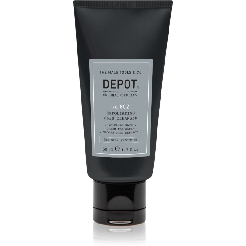 Depot No. 802 Exfoliating Skin Cleanser exfoliační čisticí gel pro muže 50 ml