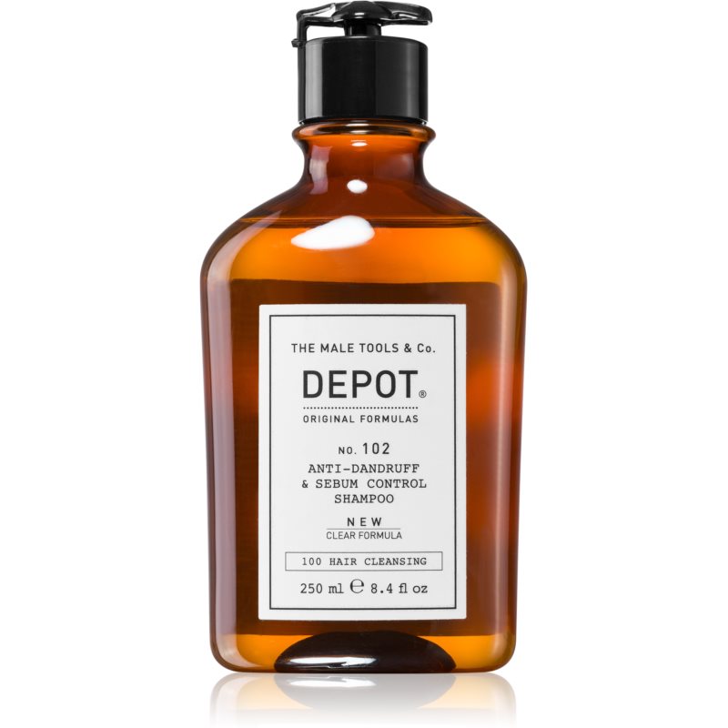 Depot No. 102 Anti-Dandruff & Sebum Control Shampoo Rebalancing Shampoo For Oily Scalp 250 Ml