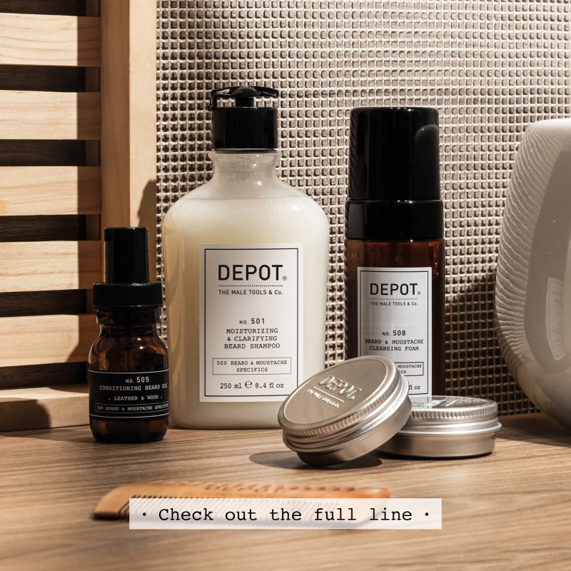 DEPOT 500 BEARD & MOUSTACHE SPECIFICS NO. 509 BEARD SCRUB peeling na bradu 150 ml (obrázok 3)