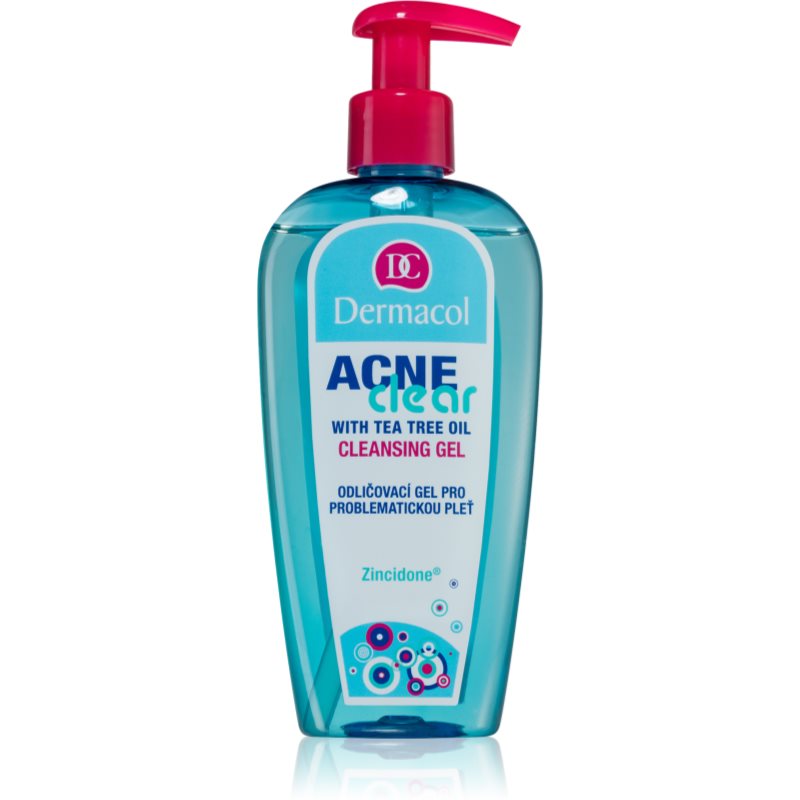 Dermacol Acne Clear очищуючий гель для зняття макіяжу для проблемної шкіри 200 мл