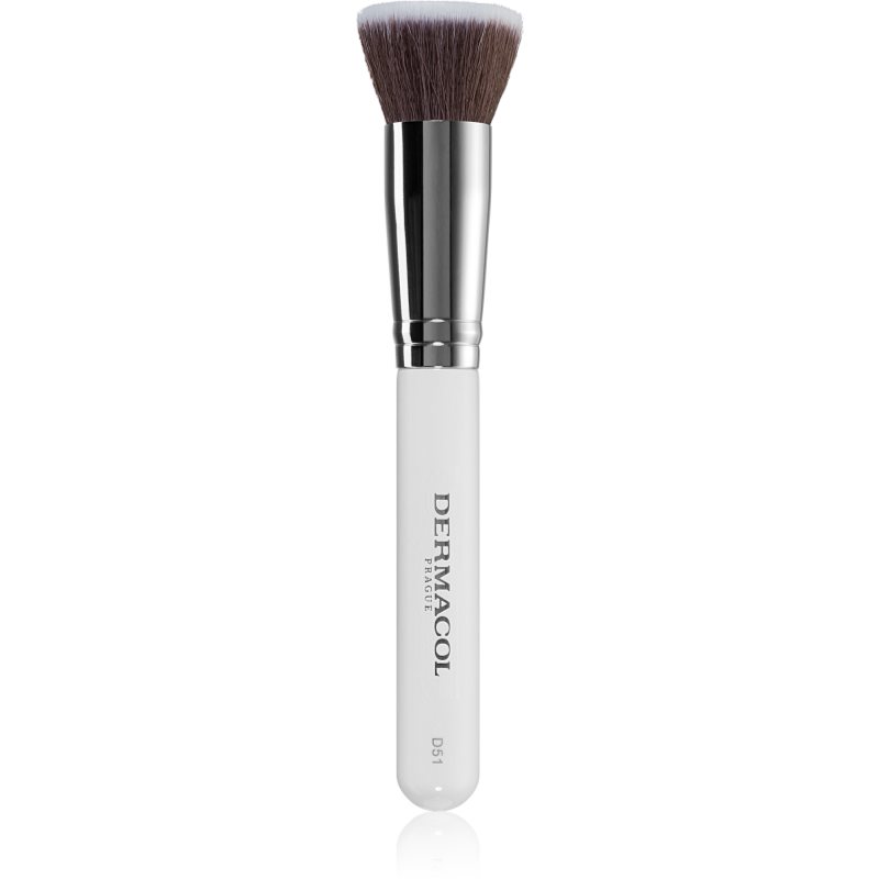 Dermacol Accessories Master Brush by PetraLovelyHair ecset a folyékony make-up-ra D51 Silver 1 db