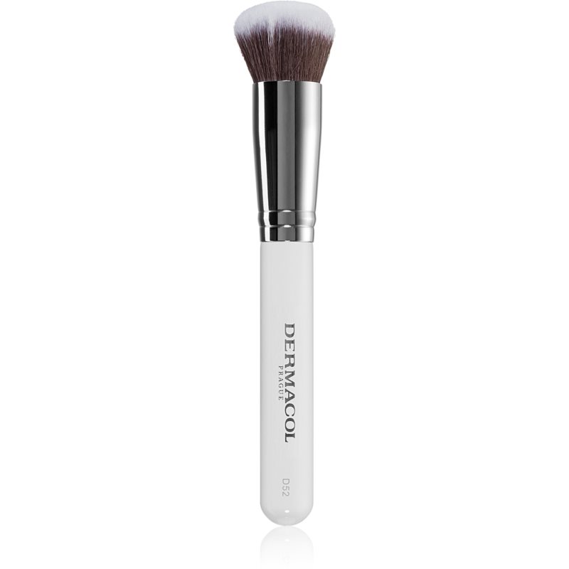 Dermacol Accessories Master Brush By PetraLovelyHair Foundation And Powder Brush D52 Silver 1 Pc