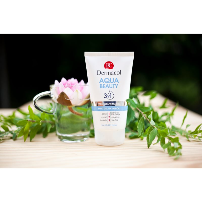 Dermacol Aqua Beauty gel limpiador para rostro 3 en 1 150 ml