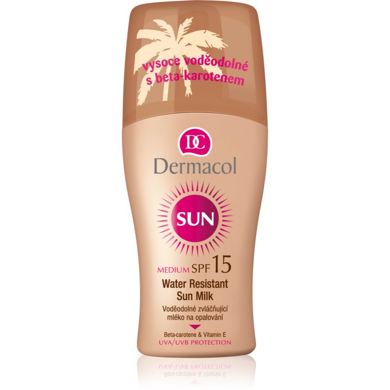 

Dermacol Sun Water Resistant водостійке молочко для засмаги SPF 15