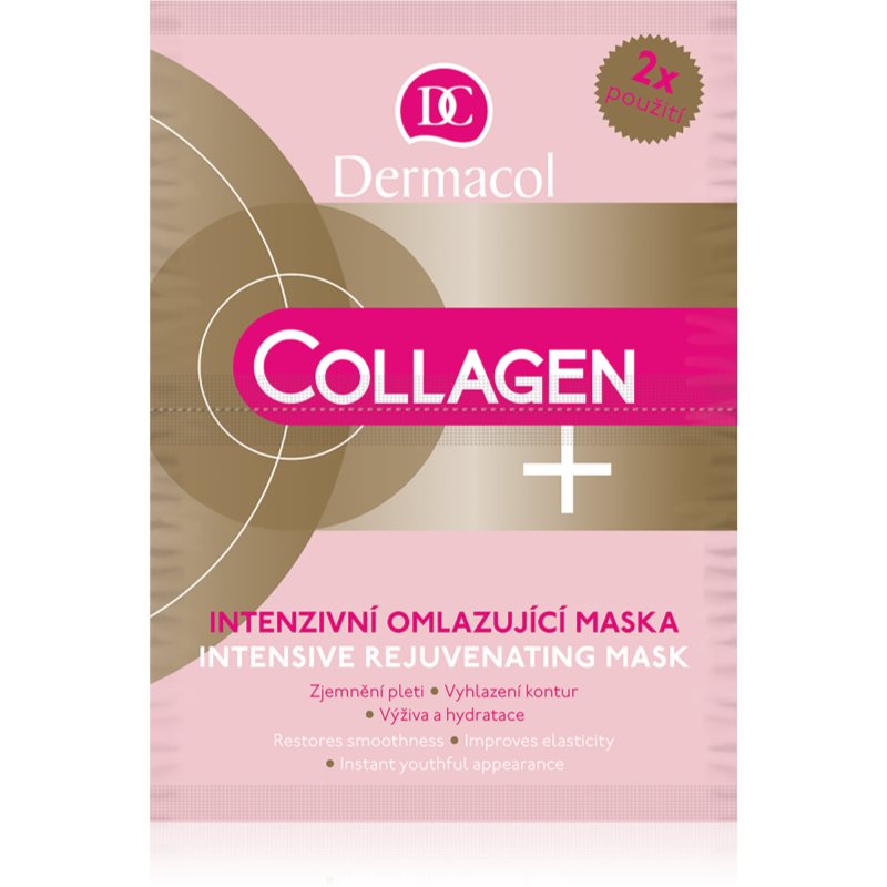 Dermacol Collagen + омолоджуюча маска 2 X 8 гр