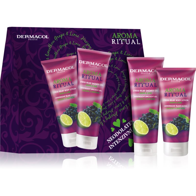 

Dermacol Aroma Ritual Grape & Lime косметичний набір (для тіла