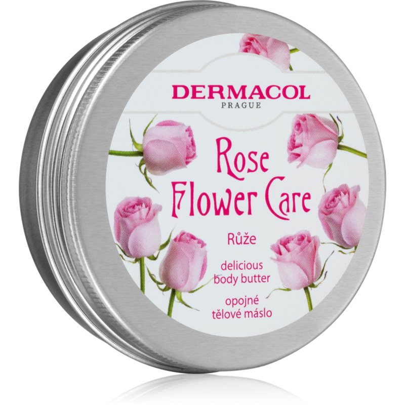 E-shop Dermacol Flower Care Rose vyživující tělové máslo s vůní růží 75 ml