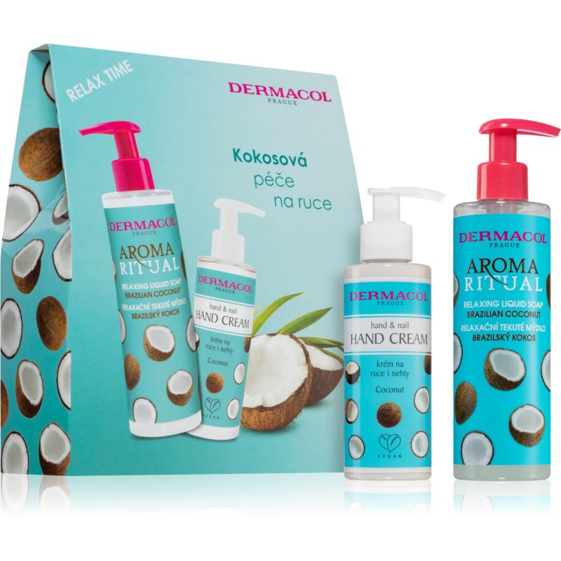 Dermacol Aroma Ritual Brazilian Coconut gift set(for hands and nails)
