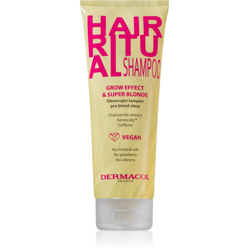 Dermacol Hair Ritual відновлюючий шампунь для освітленого волосся 250 мл