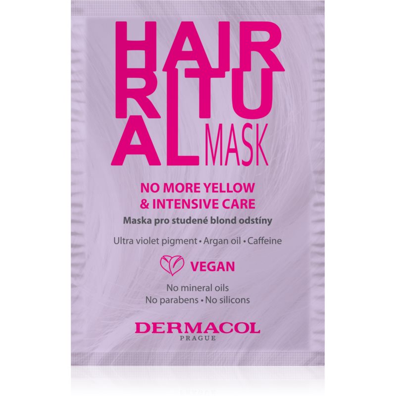 Dermacol - HAIR RITUAL Maska pre studené blond odtiene - 15 ml