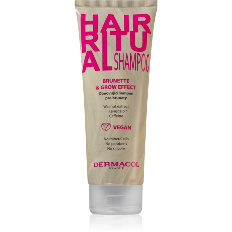 Dermacol Hair Ritual відновлюючий шампунь для волосся коричневих відтінків 250 мл