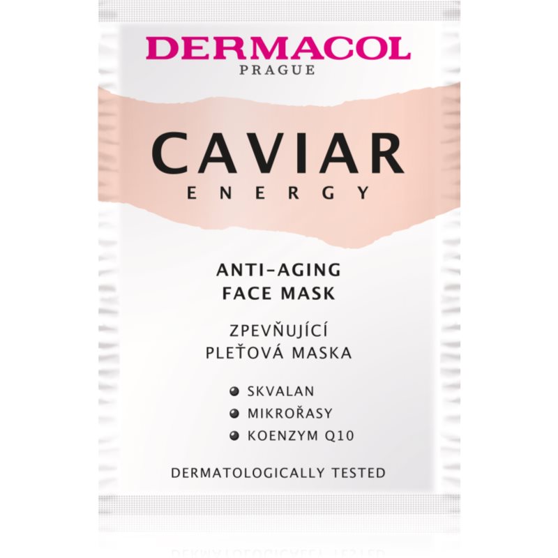 Dermacol Caviar Energy maska protiv bora za učvršćivanje lica 16 ml