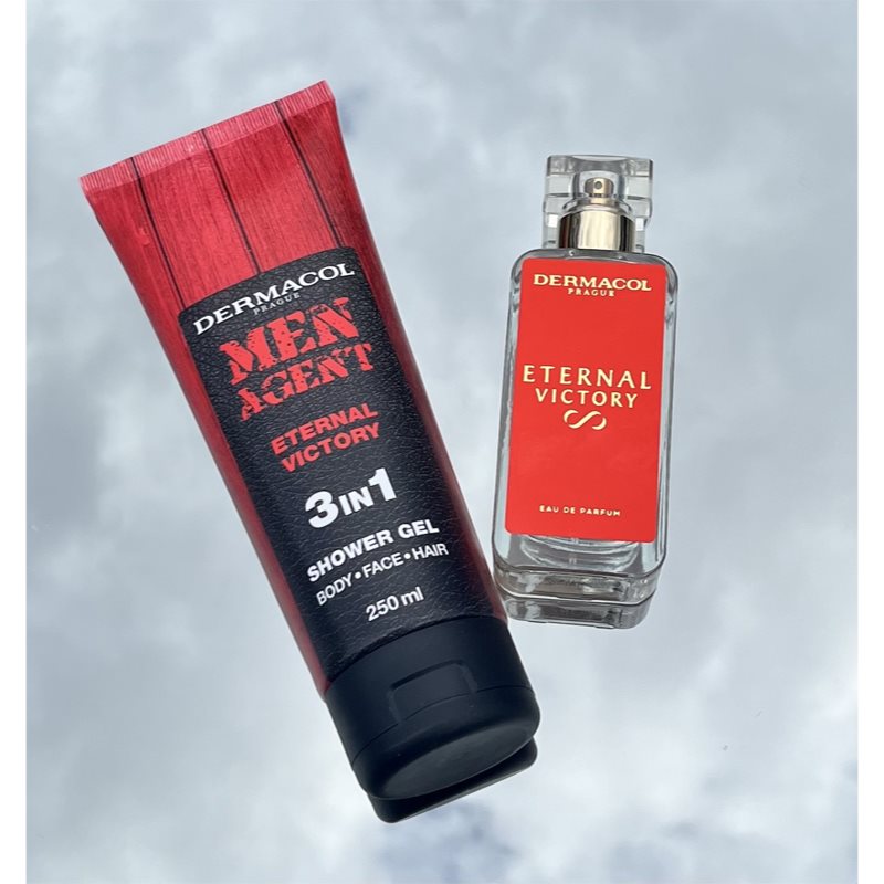 Dermacol Men Agent Eternal Victory gel de ducha para rostro, cuerpo y cabello para hombre 250 ml