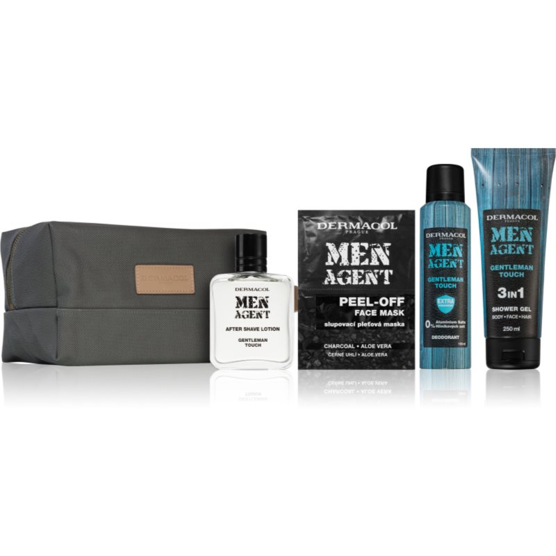 Dermacol Men Agent Gentleman Touch gift set (for body and face) for men
