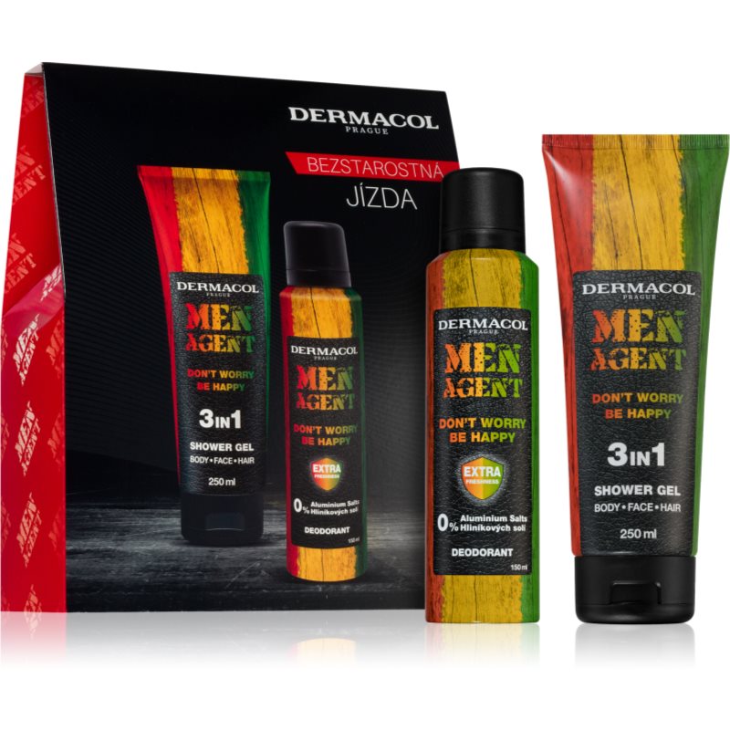 Dermacol Men Agent Don´t Worry Be Happy Gift Set (for The Body) For Men