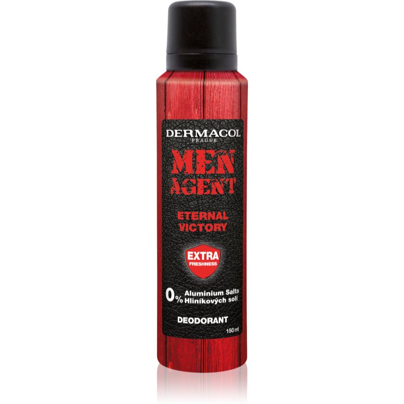 Dermacol Men Agent Eternal Victory Deodorant Spray fara continut de aluminiu pentru barbati 150 ml
