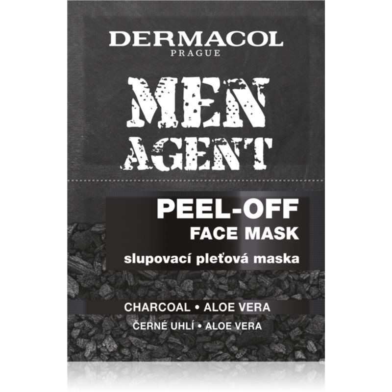E-shop Dermacol Men Agent slupovací maska proti černým tečkám s aktivním uhlím pro muže 15 ml