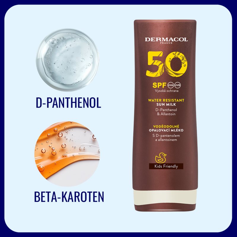 Dermacol Sun Water Resistant wasserfeste Sonnenmilch SPF 50 200 ml