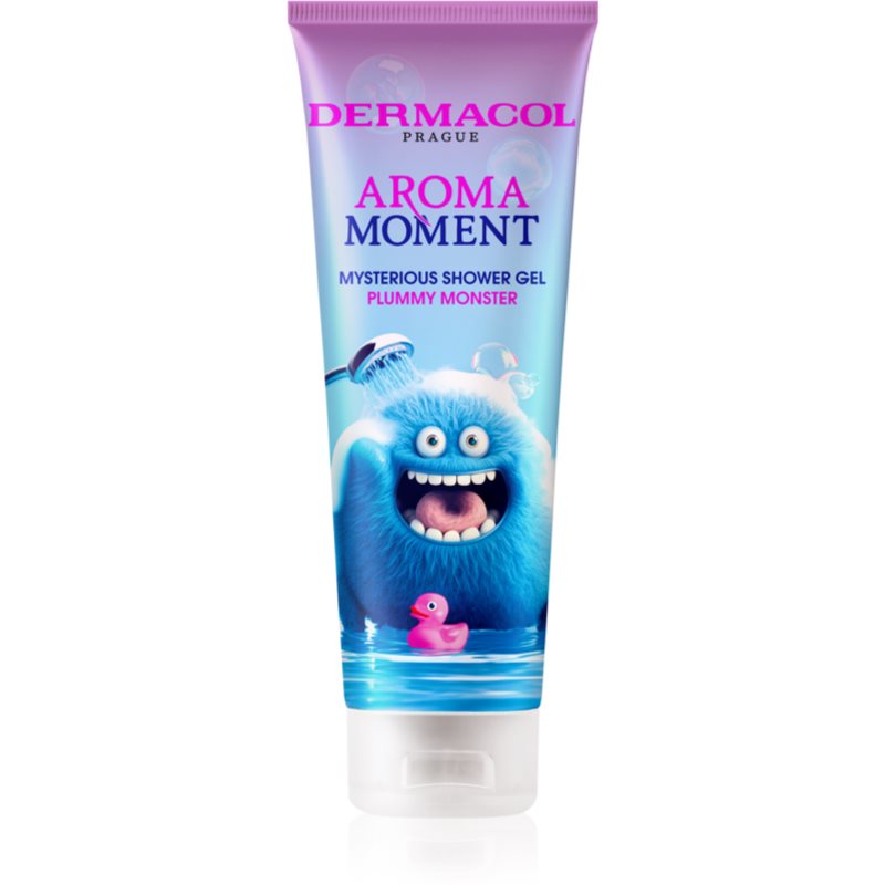 Dermacol Aroma Moment Plummy Monster tusfürdő gél gyermekeknek illatok Plum 250 ml