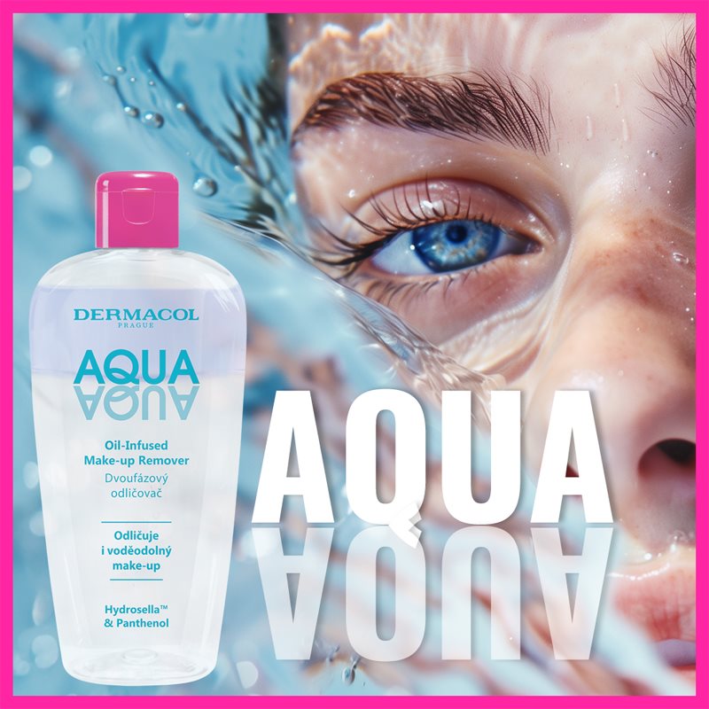 Dermacol Aqua Aqua Démaquillant Bi-phasé Au Panthénol 200 Ml