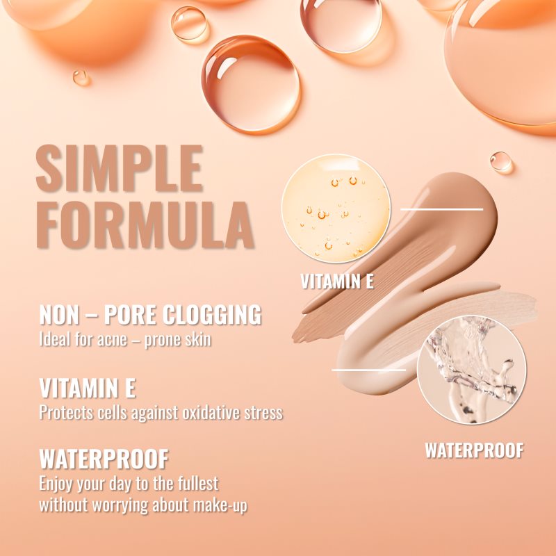 Dermacol Infinity vysoce krycí make-up SPF 15 odstín 2.5 Vanilla 20 g (obrázek 5)