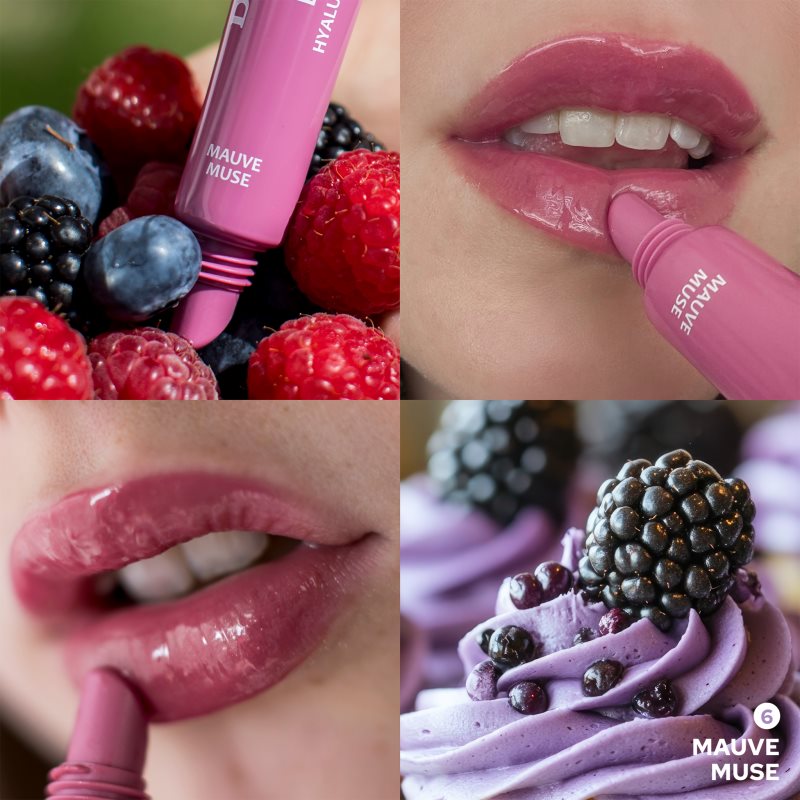 Dermacol Lip Treat hydratační lesk na rty odstín 6 Mauve Muse (Red & Blue Berries) 10 ml (obrázek 7)