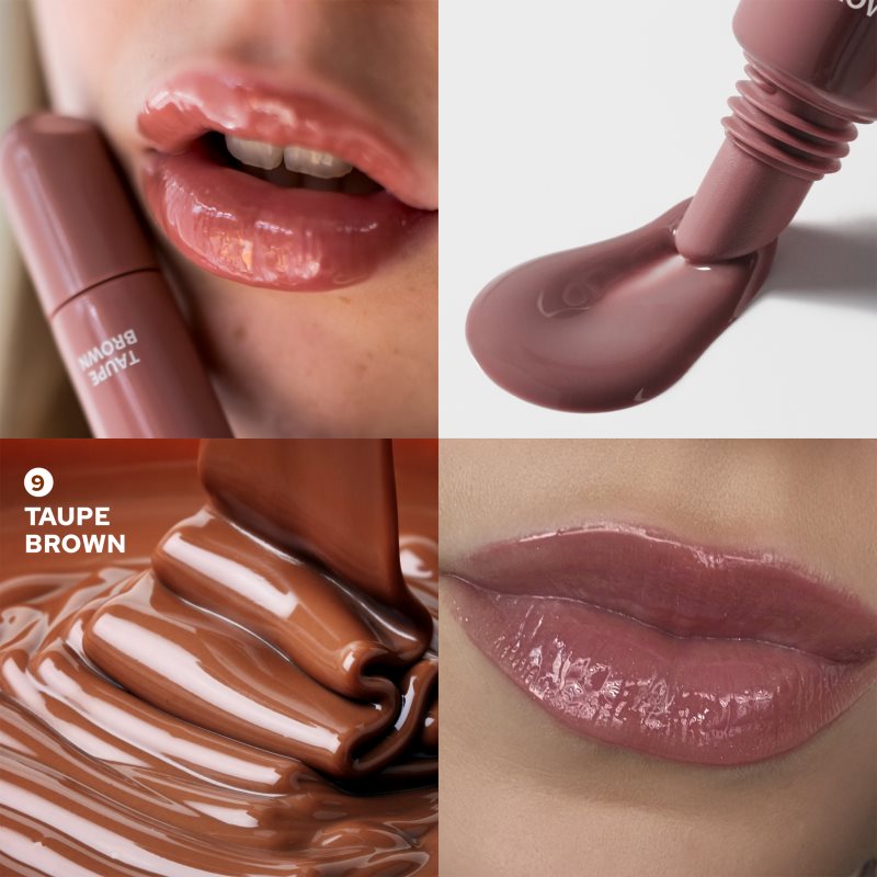 Dermacol Lip Treat hydratační lesk na rty odstín 9 Taupe Brown (Choco & Vanilla) 10 ml (obrázek 7)