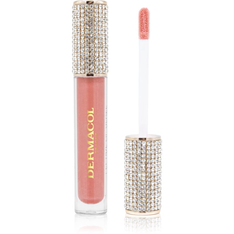 Dermacol Diamond Edition Peptide Lip Glaze negovalni sijaj za ustnice s peptidi odtenek 03 Honey Blush 2.5 ml