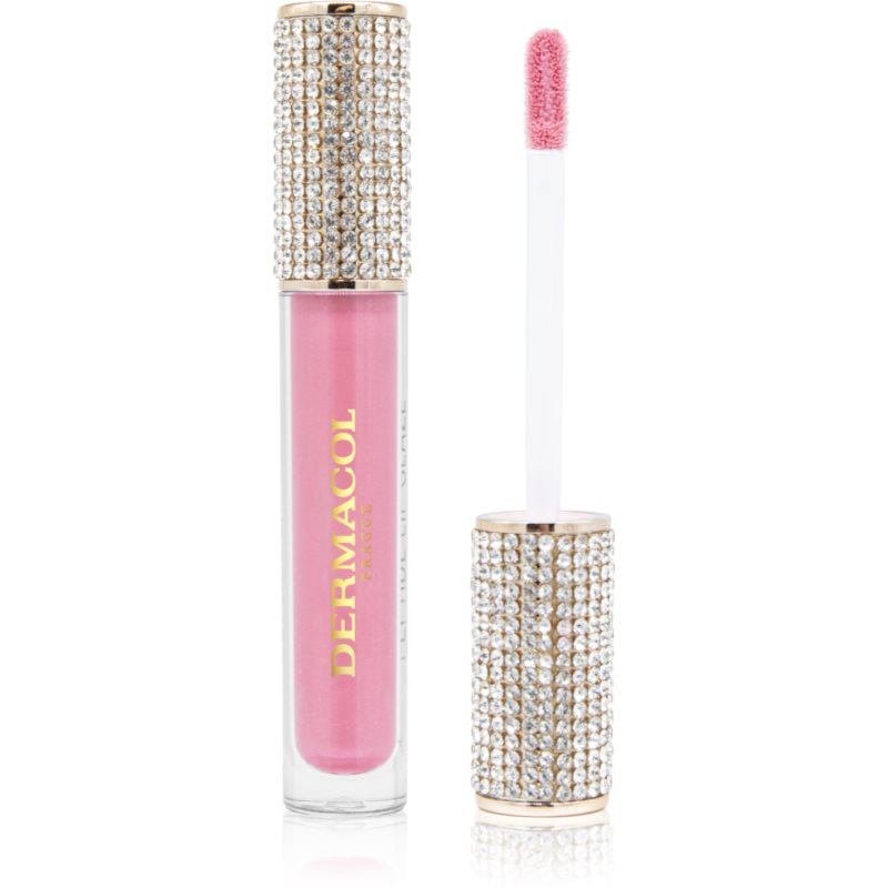 Dermacol Diamond Edition Peptide Lip Glaze negovalni sijaj za ustnice s peptidi odtenek 04 Rose Amber 2.5 ml