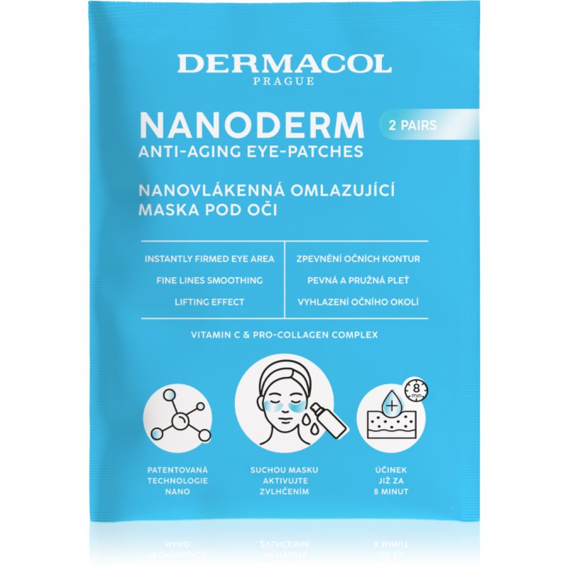 Dermacol Nanoderm omlazující maska na oči 2 pár