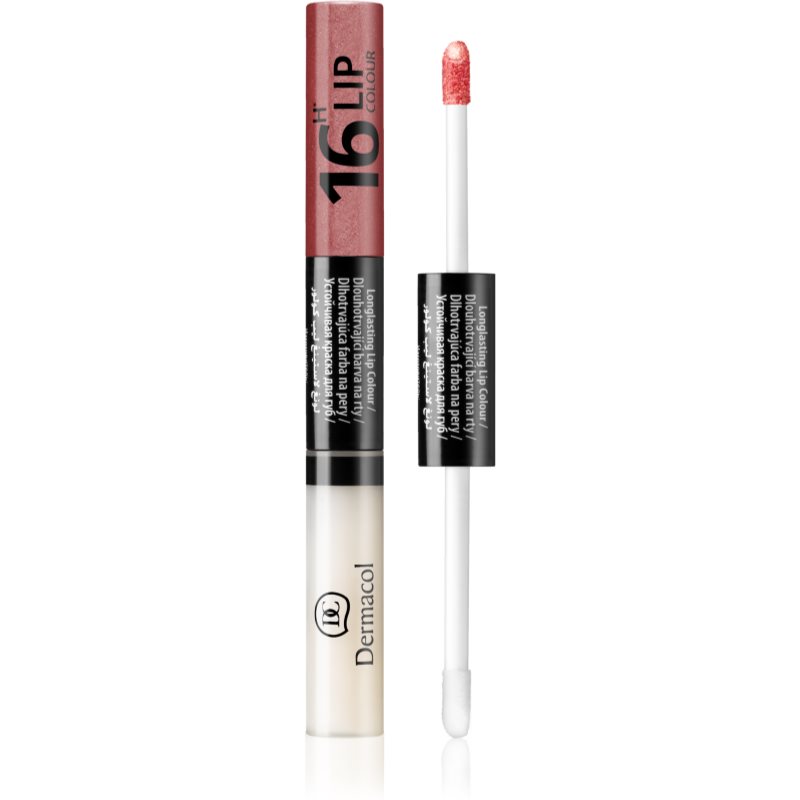 Dermacol 16H Lip Colour двофазний стійкий блиск для губ відтінок 05 4.8 гр