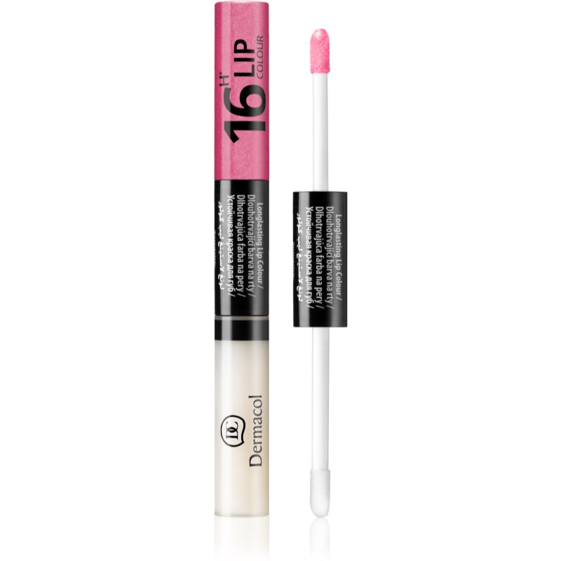 Dermacol 16H Lip Colour двофазний стійкий блиск для губ відтінок 11 4.8 гр