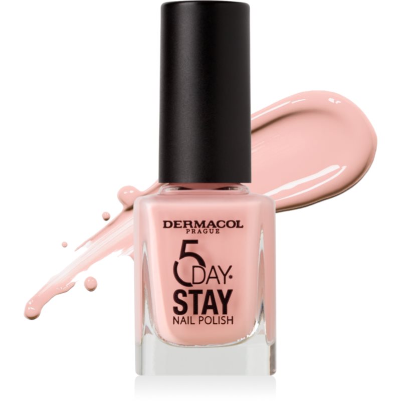 Dermacol 5 Day Stay langanhaltender Nagellack Farbton 06 First Kiss 11 ml