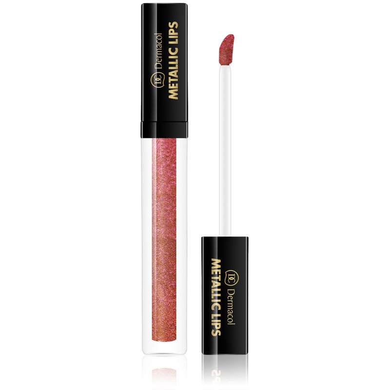 

Dermacol Metallic Lips рідка помада для губ металік відтінок 04