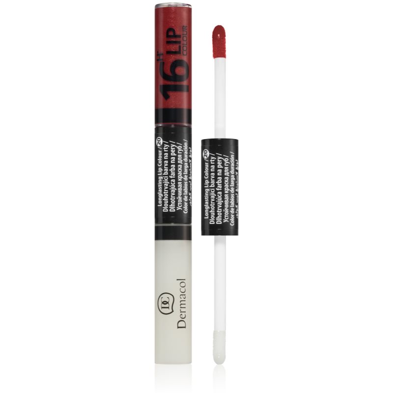 Dermacol 16H Lip Colour Biphasic Lasting Colour And Lip Gloss Shade 20 4.8 G