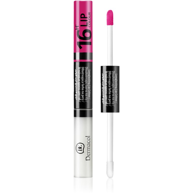 Dermacol 16H Lip Colour dvifazis ilgai išliekančios spalvos lūpų blizgesys atspalvis 21 4.8 g