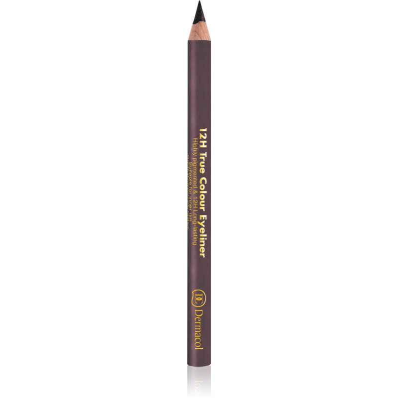 Dermacol 12H True Colour 0,28 g ceruzka na oči pre ženy 10 Dark Mallow