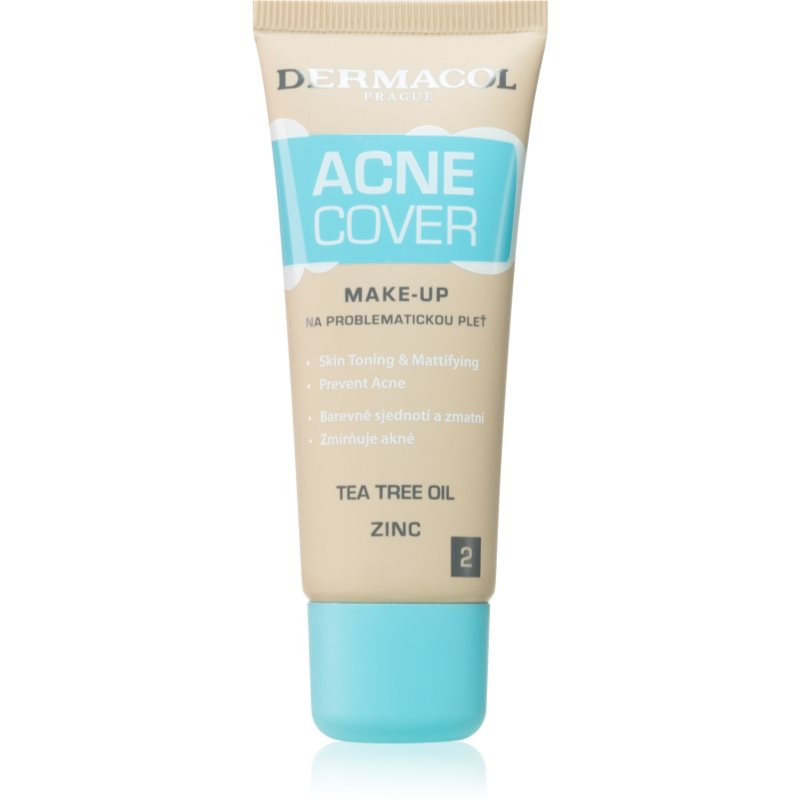 E-shop Dermacol Acne Cover zklidňující make-up s Tea Tree oil odstín No. 2 30 ml