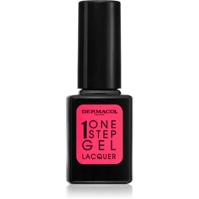 Dermacol One Step Gel Lacquer gel-effect nail polish shade 04 Valentine 11 ml
