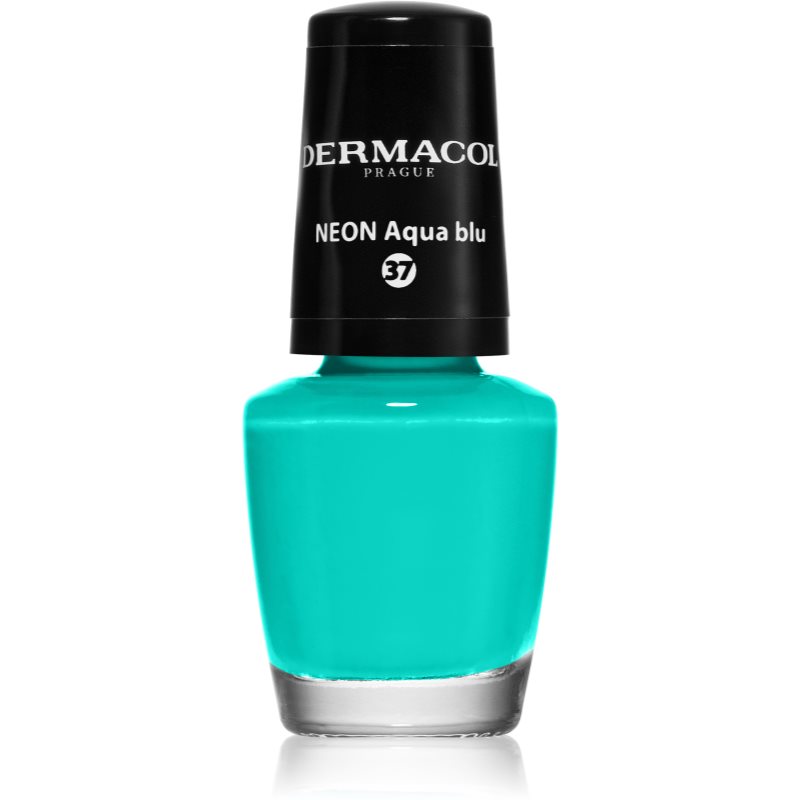 

Dermacol Neon неоновий лак для нігтів відтінок 37 Aqua Blu