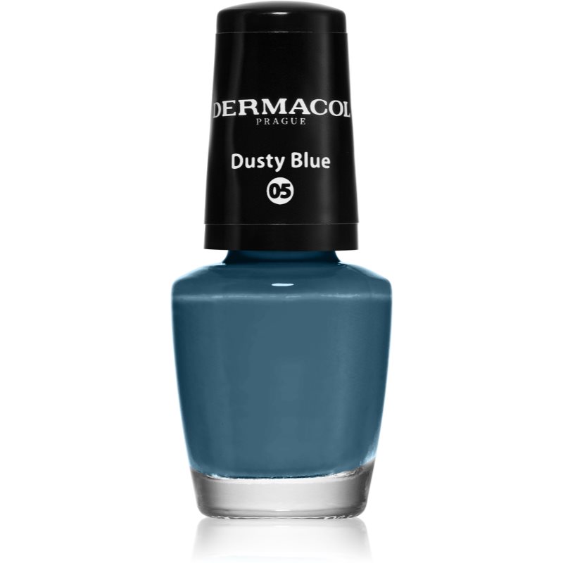 E-shop Dermacol Mini lak na nehty odstín 05 Dusty Blue 5 ml
