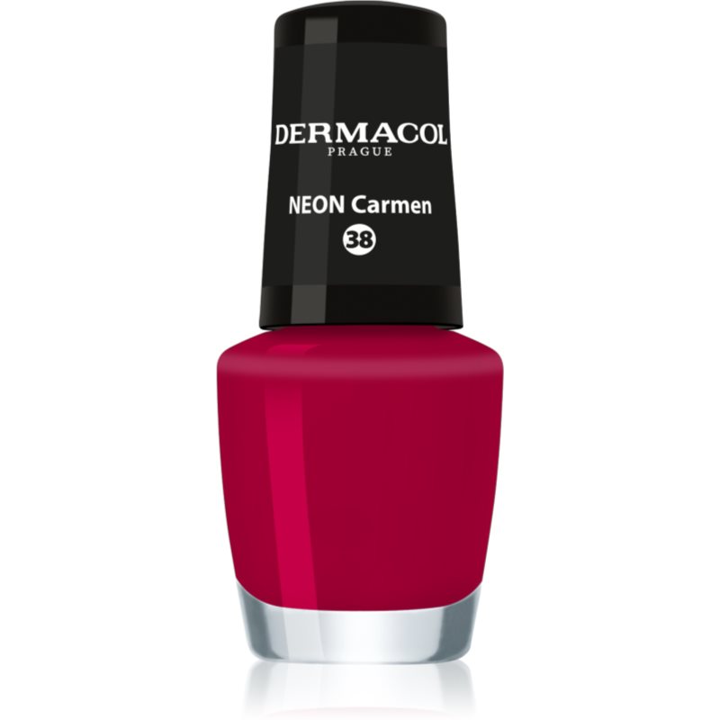 Dermacol Neon неоновий лак для нігтів відтінок 38 Carmen 5 мл
