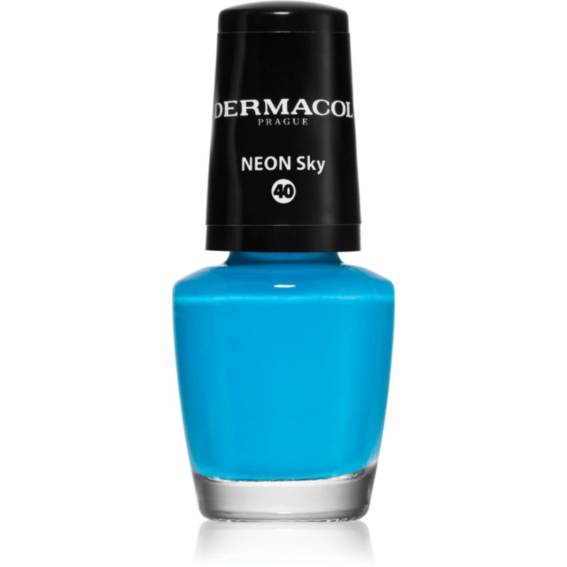 Dermacol Neon 5 ml lak na nechty pre ženy 40 Neon Sky