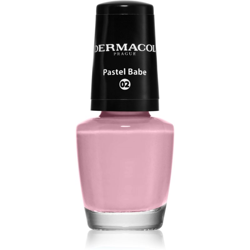 Dermacol Mini лак для нігтів відтінок 02 Pastel Babe 5 мл