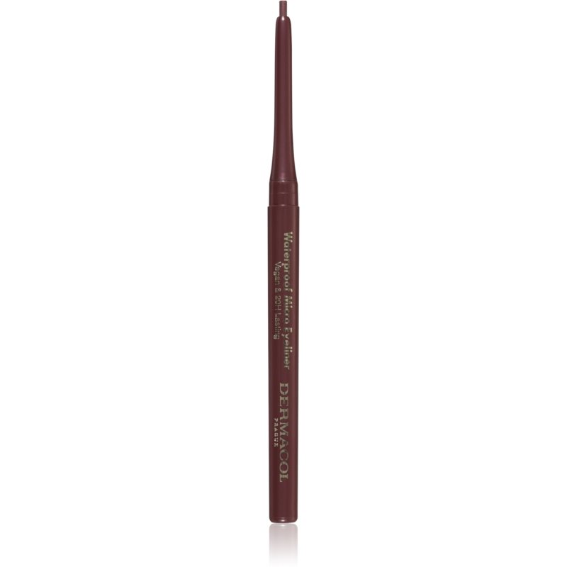 Dermacol Micro Eyeliner Waterproof Waterproof Eyeliner Pencil Shade 02 Brown 0,35 G