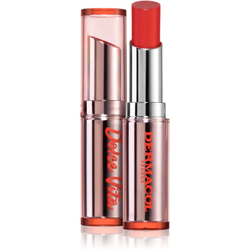 Dermacol Dolce Vita moisturising glossy lipstick shade 04 3 g
