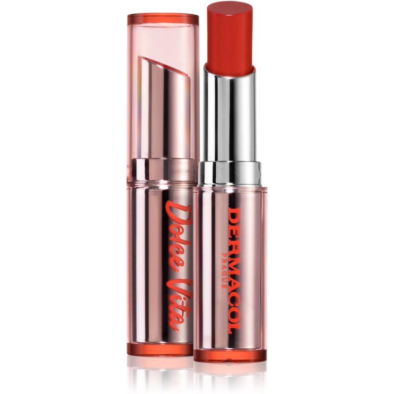 Dermacol Dolce Vita moisturising glossy lipstick shade 06 3 g
